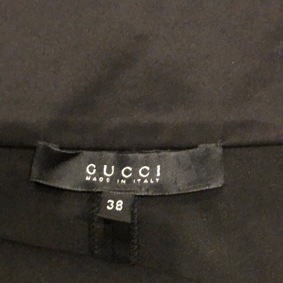 GUCCI WRAP SATEEN ICONIC SKIRT. - Picture 2 of 4